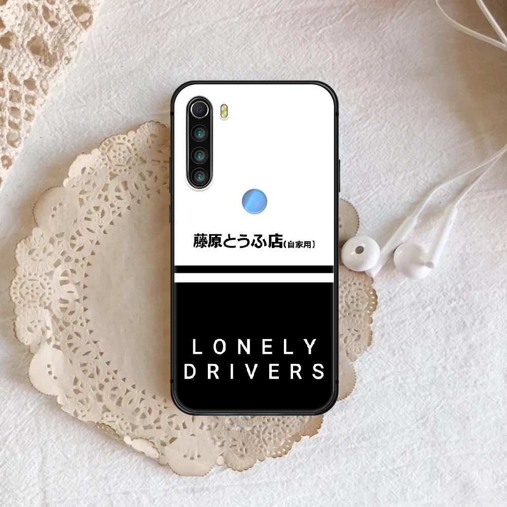 

Initial D AE86 Phone Case For XIAOMI Redmi Note 5 7 8 T 9 6A 7A 8A 9S K 20 30 Pro black Etui Soft Cell Pretty Prime Tpu Back 3D