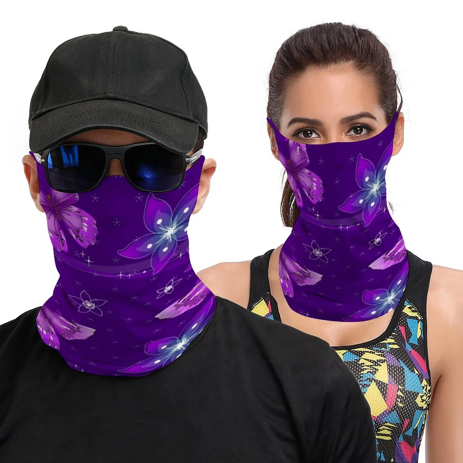 

Bandana Men's and Women's Ever-changing Face Scarf, Kerchief, Scarf, Square Scarf, Cross Headscarf, Hair Tie, Headdress