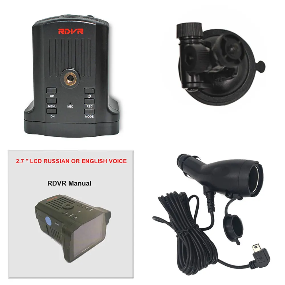 

VEHEMO 2.7 inch HD 1080P Car DVR Camera 140 Degree 2 in 1 Electronic Dog Driving Recorder Radar Speed Test Gravity Sensor