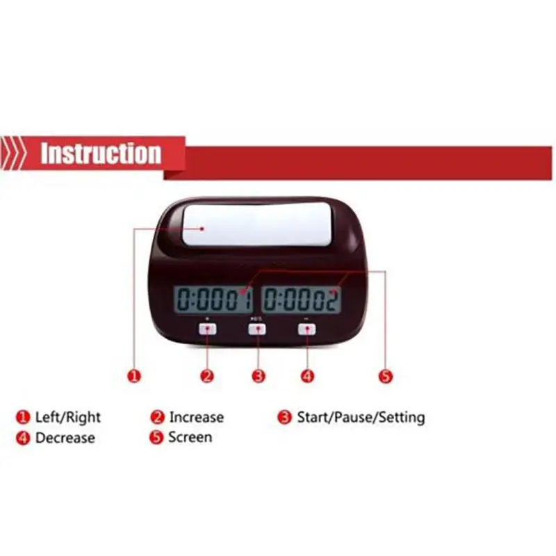 Новое поступление цифровые шахматные часы таймер обратного отсчета электронная