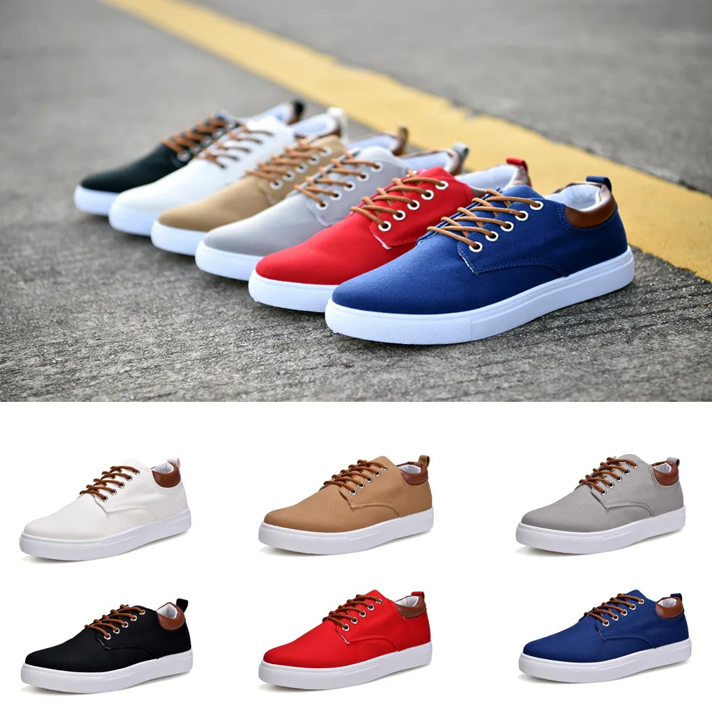 Обувь для скейтборда Мужская Весенняя однотонная Уличная обувь в Корейском