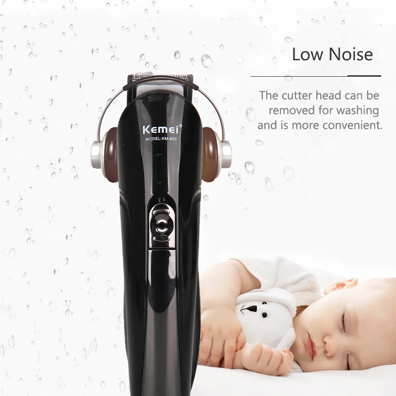 Kemei машинка для стрижки волос мужчин перезаряжаемая электробритва 7в1