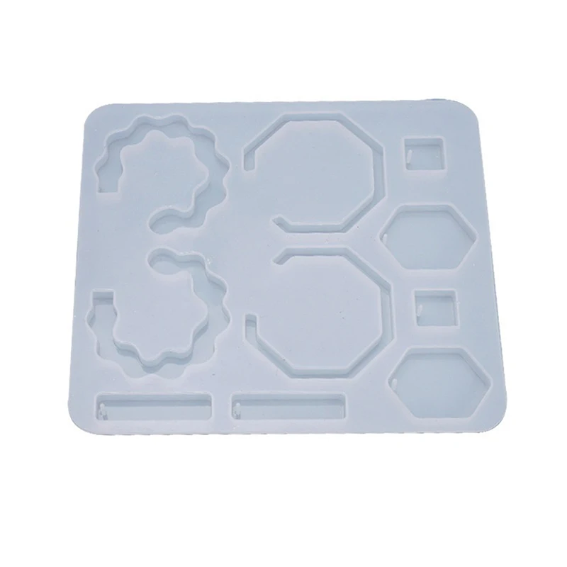 

DIY Crystal Epoxy Mold Resin Earring Pendant Mold Silicone Moulds Jewelry Tools