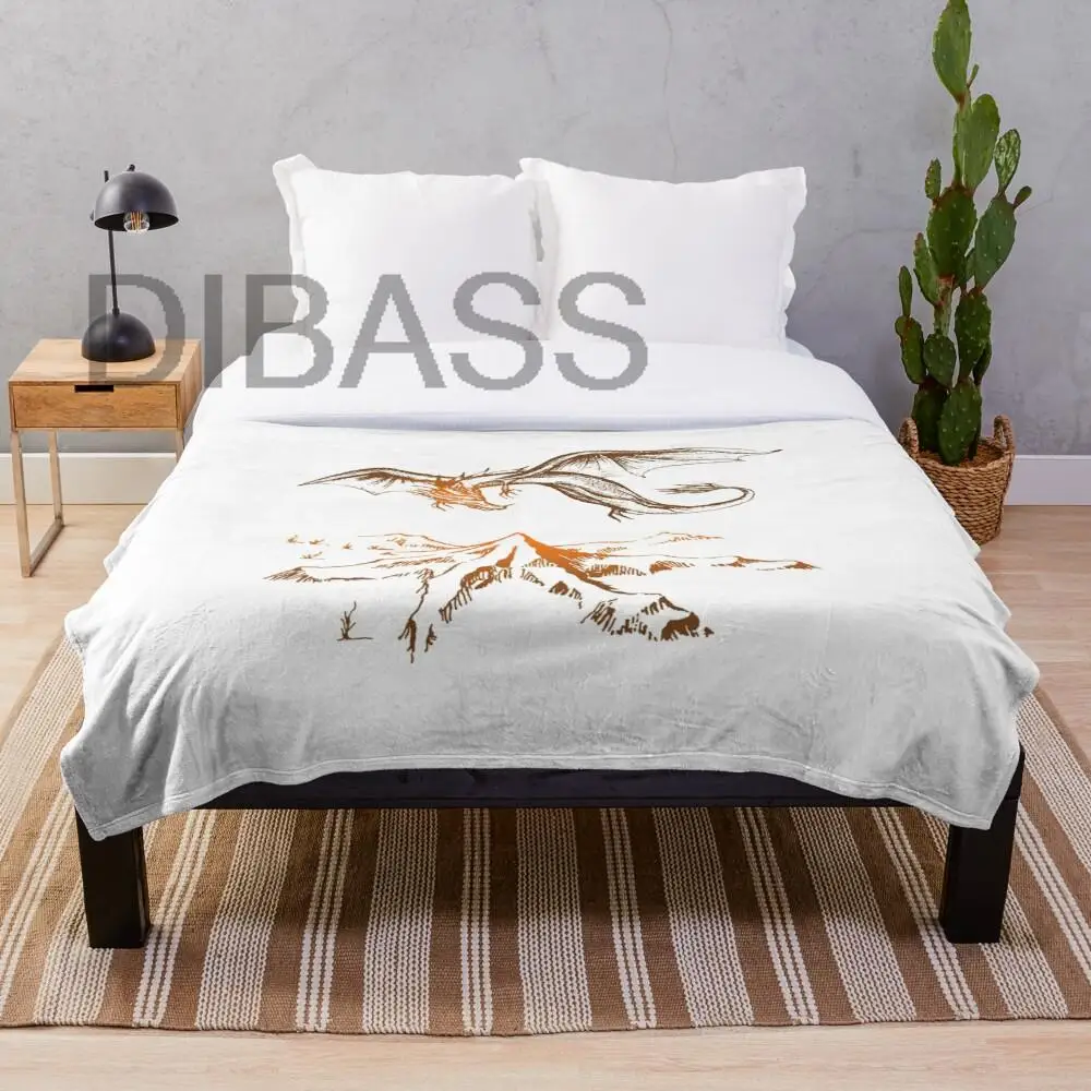 

Fan Art Red Dragon Blankets Super Soft Throw Blanket, Lightweight Plush Bed Flannel Blanket, Suitable for Adults and Children, F