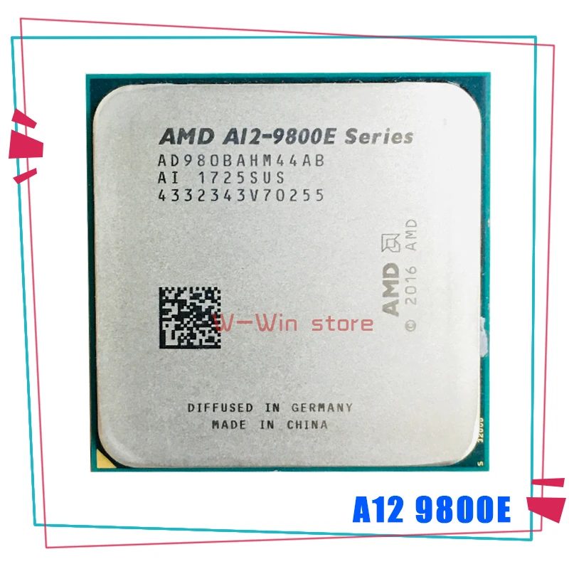 AMD A12 Series 9800E 3 1 ГГц Quad Core Процессор процессор AD9800AHM44AB AD980BAHM44AB гнездо AM4 satmak
