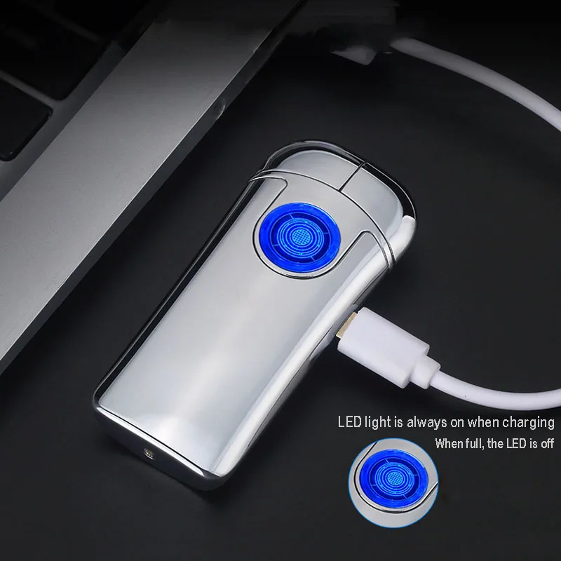 Новинка 2020 Индукционная двойная дуговая зажигалка зарядка через usb Beetle Plasma для