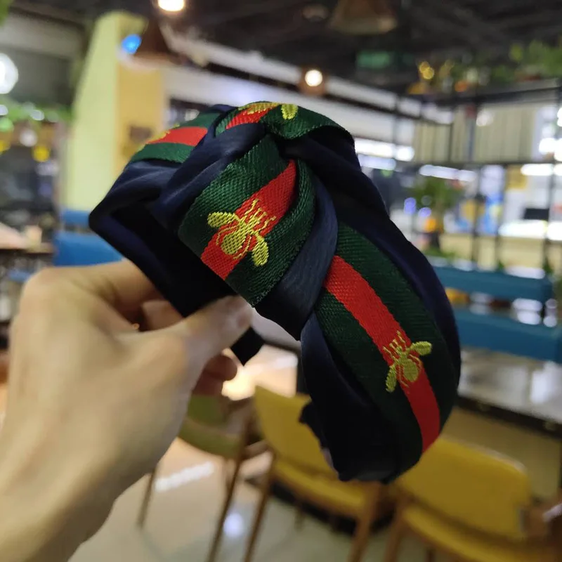 Хит продаж хит онлайн знаменитые резинки для волос маленькие пчелы ткань большие