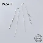 Серьги-подвески женские из серебра 925 пробы, с кисточками