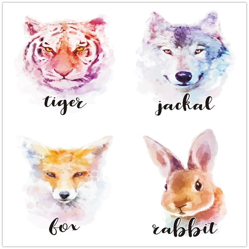 

New Personality DIY 5D Full Diamond Painting Colorful Animals Embroidery Mosaic Cross Stitch Home Office Decorative Painting