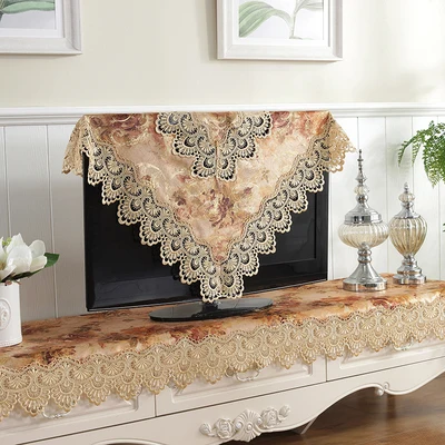 Европейская роскошная кружевная скатерть с вышивкой покрытие для обеденного