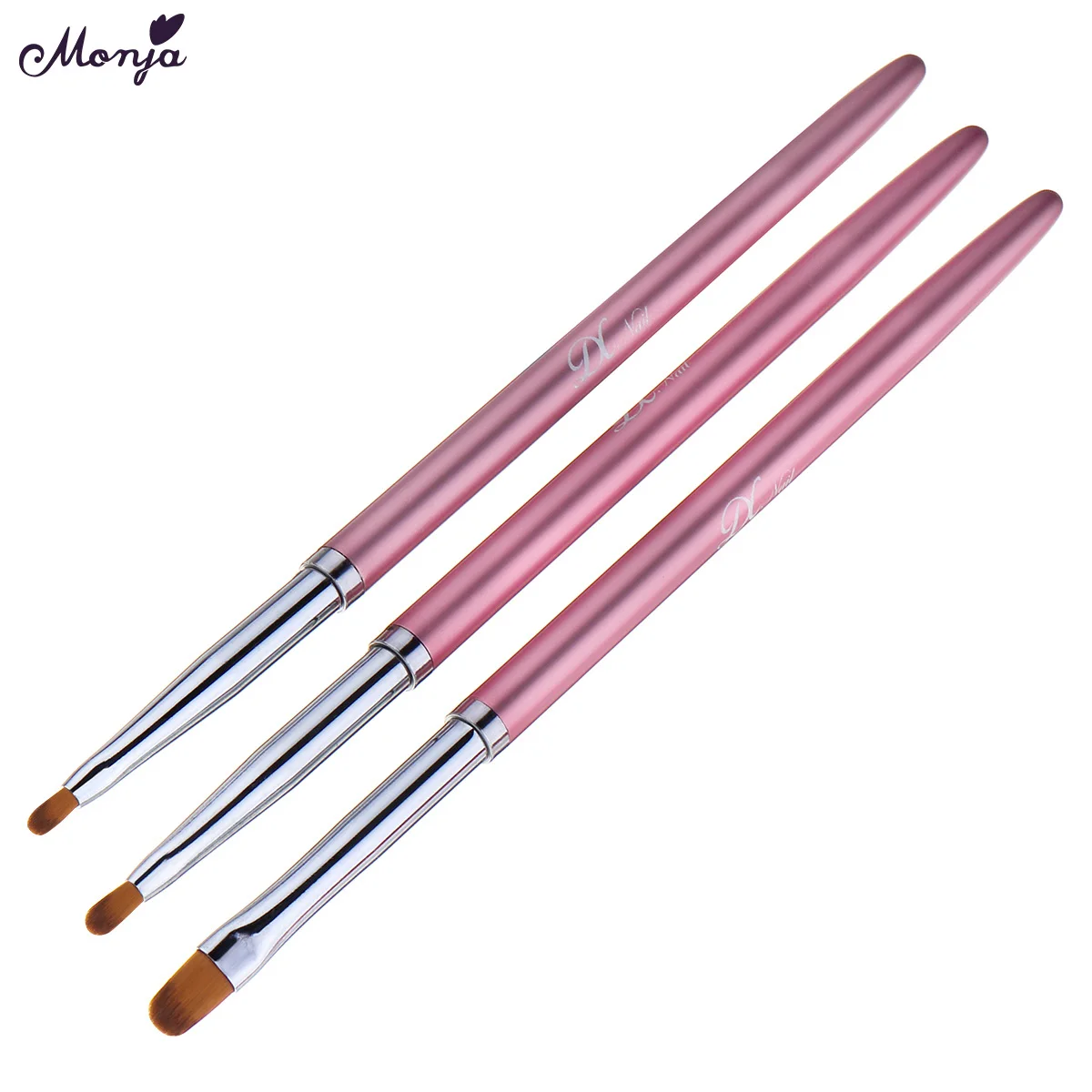 Кисть Monja 3 шт./компл. 7/8/10 мм для рисования ногтей акриловая кисть УФ геля