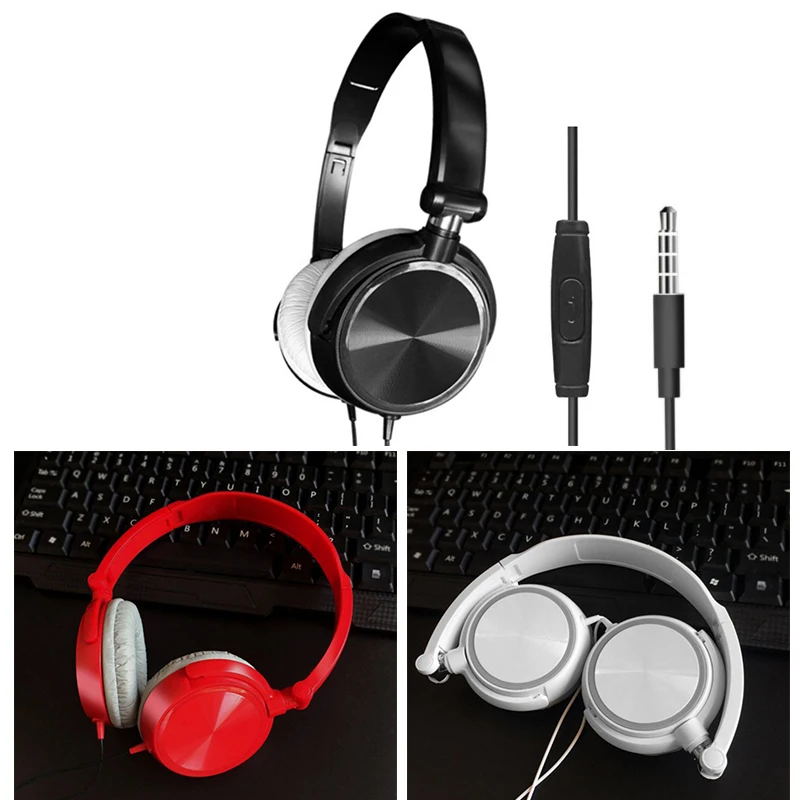Игры/компьютер/Телефон Проводная гарнитура наушники на ухо HiFi Звук музыка стерео