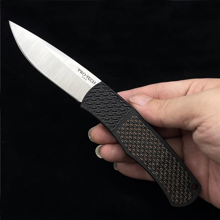 Рукоятка ProTech/Whiskers волшебный Автоматический складной нож карманный кухонный для
