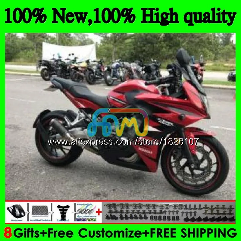 

Red black CBR-650F For HONDA CBR 650 F CBR650F 11 12 13 14 15 83BS.22 CBR650 F CBR 650F 2011 2012 2013 2014 2015 2016 Fairing