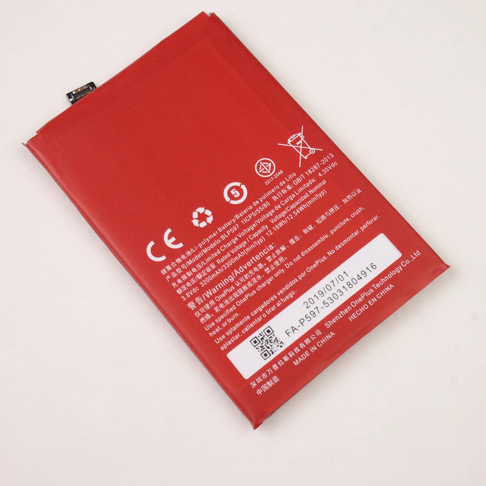 Оригинальный аккумулятор для телефона BLP597 3200/3300 мач OnePlus 2 A2001 высококачественные