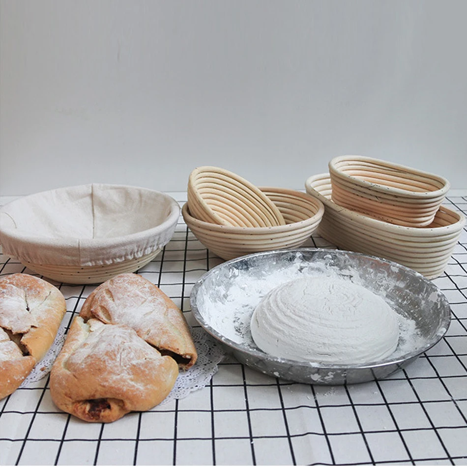 Новая Корзина из ротанга для брожения различные формы загородного хлеба багета