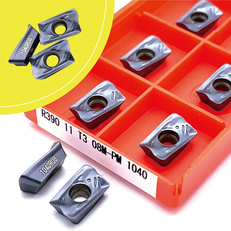 

R390 11T308 PM 1025 1030 1040 1130 4240 Carbide inserts for lathe metal cutting tools for indexable cutting tools Turning Insert