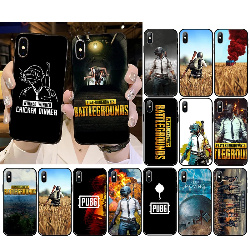 

Playerunknown's Battlegrounds PUBG Phone Case For iPhone 12mini 12 11 ProMax XS MAX XR SE2020 8 7 6 6S Plus X 5S Case