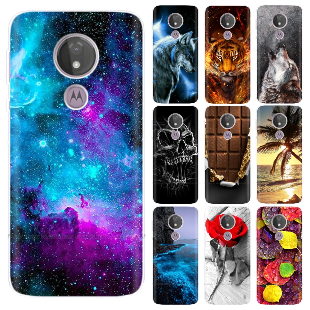 Силиконовый чехол для Motorola Moto G7 Play мягкая задняя крышка из ТПУ телефона Power