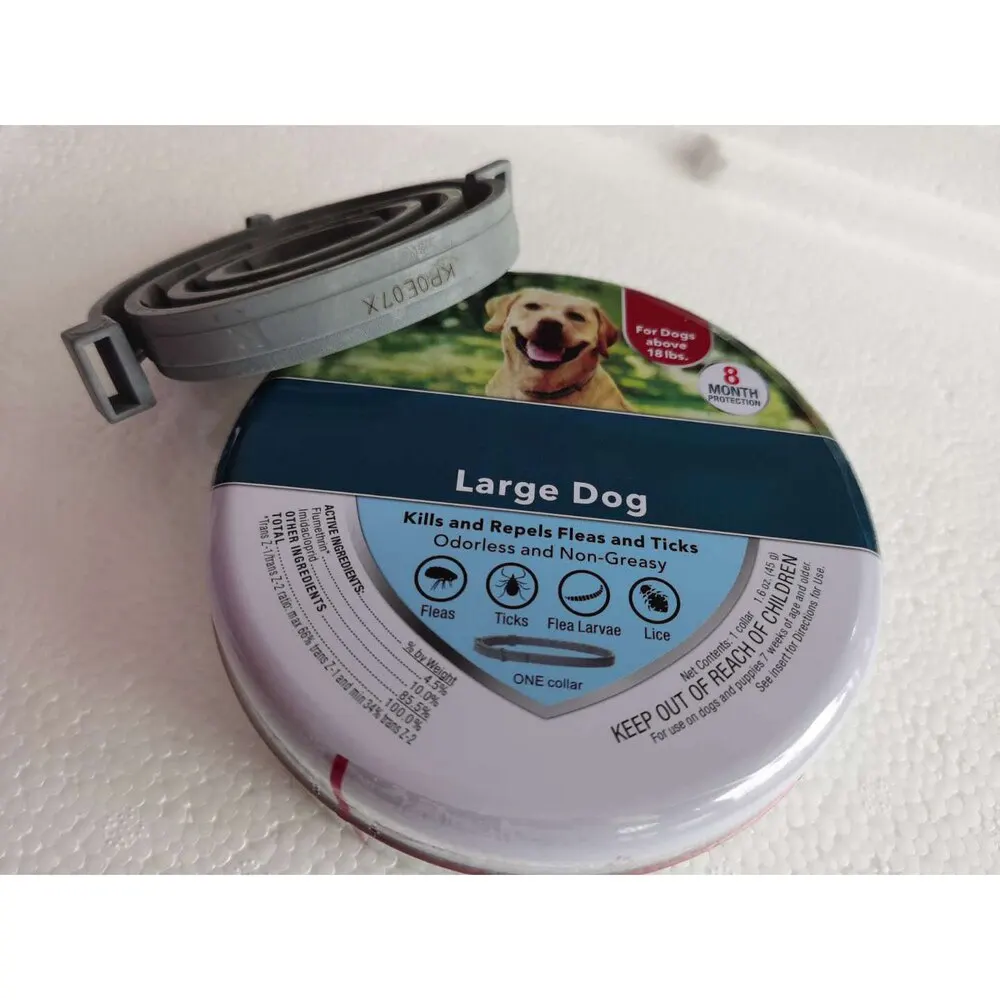 Ошейник для блох высокого качества 8 месяцев больших собак и кошек регулируемые