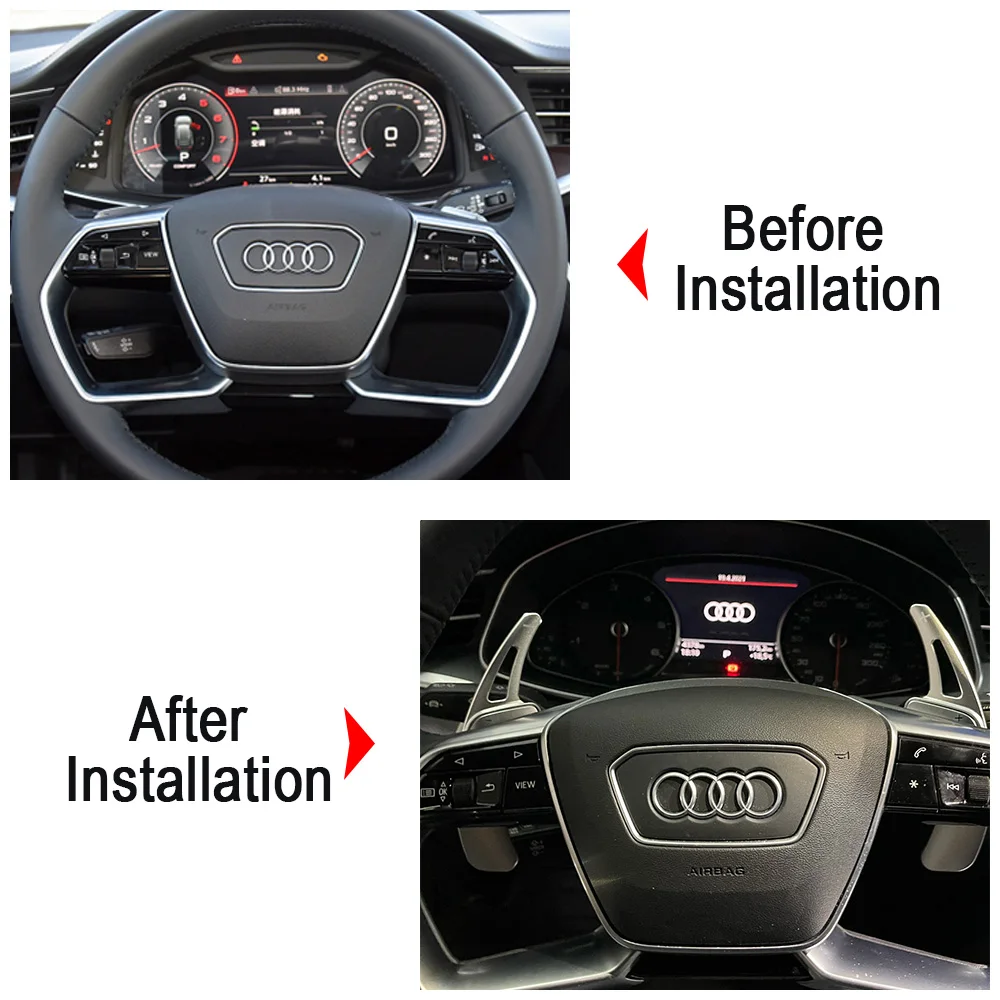 Весло переключения передач для Audi 2020 Quattro Avant Sline A7/S7 C8 A8/S8 D5 A6/S6 TFSI Allroad RS