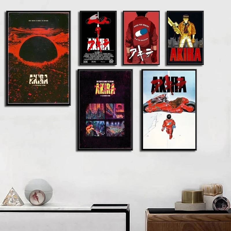 

Akira Classic Japan Anime Movie Prints Poster Moderne Canvas Painting Wall Art Pictures Home Decor Modular Living Room Bedroom
