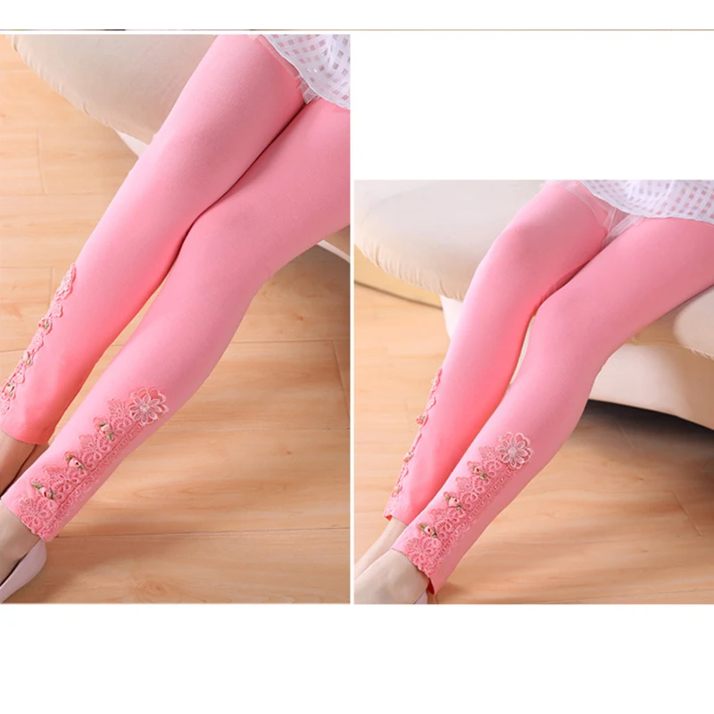 Ребенок младенец Девочки леггинсы весна осень хлопок Средняя Талия Ноги