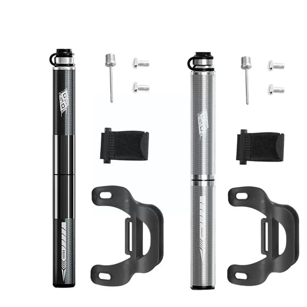 Enlee 160psi Bicycle Pump Portable Av/fv Bike Air High Mini Pumps Tire Pressure Cnc Barometer Inflater Alu K1s2 | Спорт и
