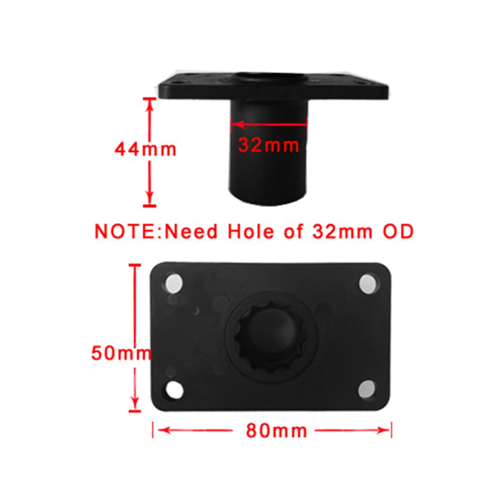 

Boat Fishing Rod Holder Kayak Adjustable 360 Degree Support Fixed Pole Mount Angle Bracket Fishing Tackle Tool Folding Holder