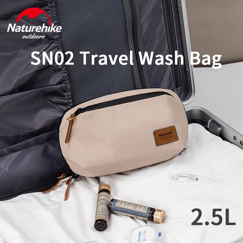 naturehike cosmetic bag organizer waterproof portable makeup bag brand hot sale fashion travel necessity beauty case wash pouch free global shipping