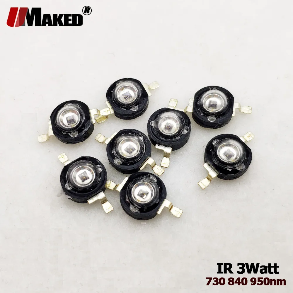 

Инфракрасные светодиодные чипы Umaked HP-3-IR-B-01 3 Вт