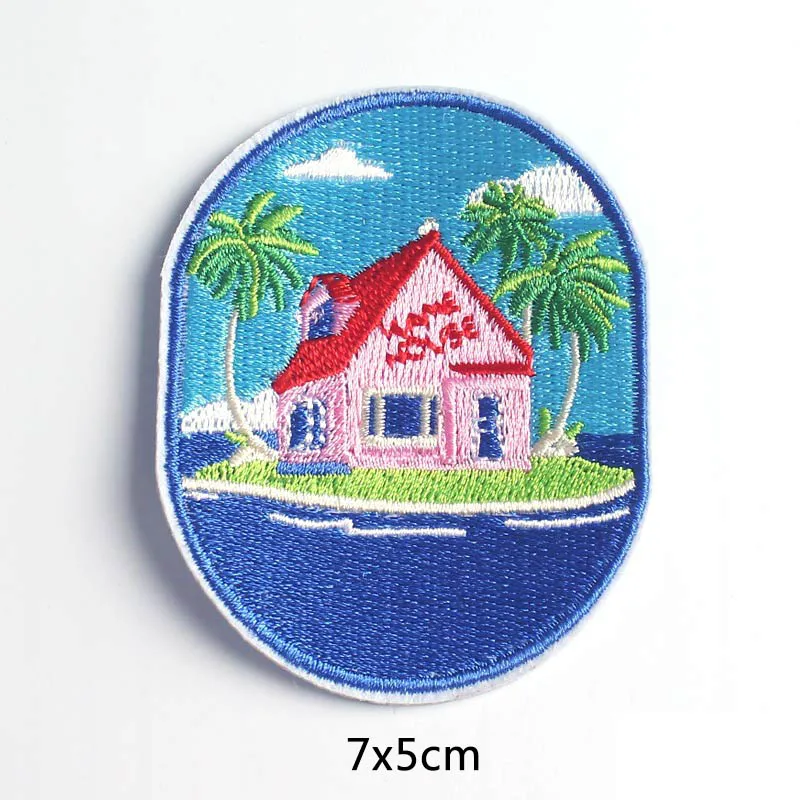 Нашивки для одежды пейзаж полоса аппликация Tshrit Art горный DIY аксессуары нашивки на одежду наклейки железные на нашивки