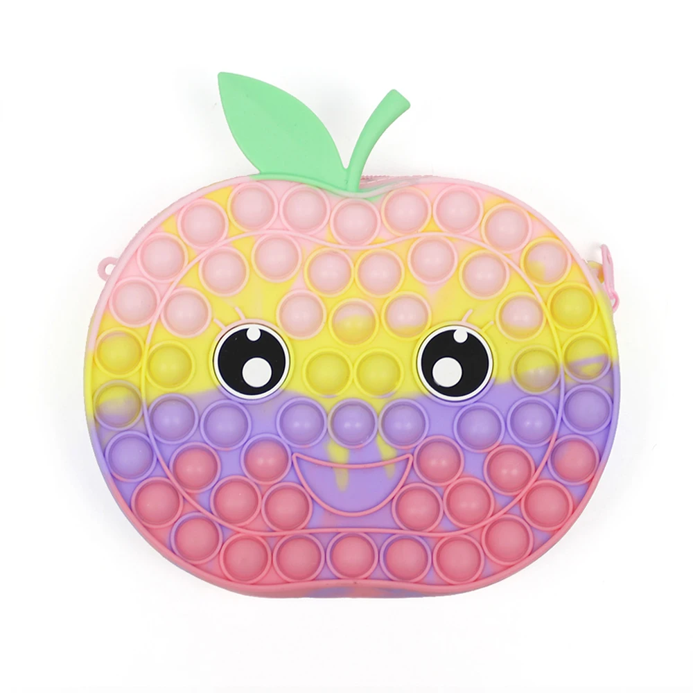 

Лидер продаж 2022, большая школьная сумка для детей, милая модная Наплечная Сумка Apple кошелек в виде фруктов