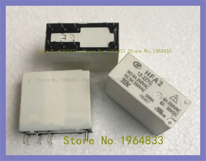 

HFA2 12-2ZST HFA2-12-2ZTG 12VDC 8A 250VAC