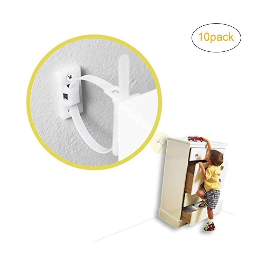 10 шт. необходимые ремни антинаклонная мебель безопасности для книжный шкаф комод