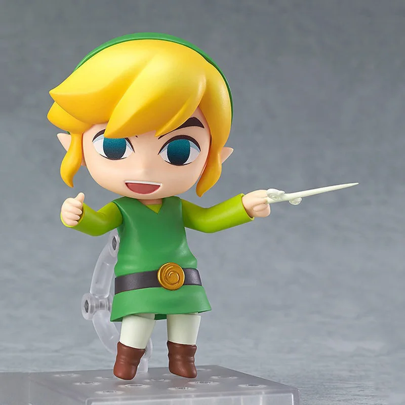 

Anime Figure Cute Link The Wind Waker Ver 413# Q Version Cat's Eye Link PVC Acton Figure Collection Model Toys Gift Doll 10CM