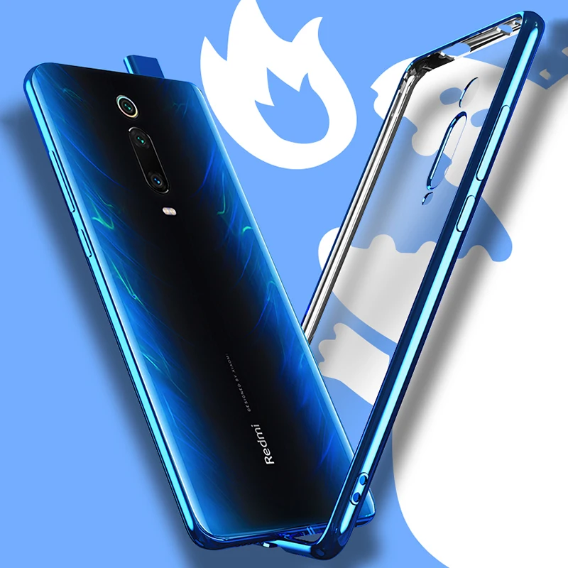 EXUNTON для Xiaomi Redmi K20 Pro 7A противоударный ультра тонкий бампер чехол Прозрачный