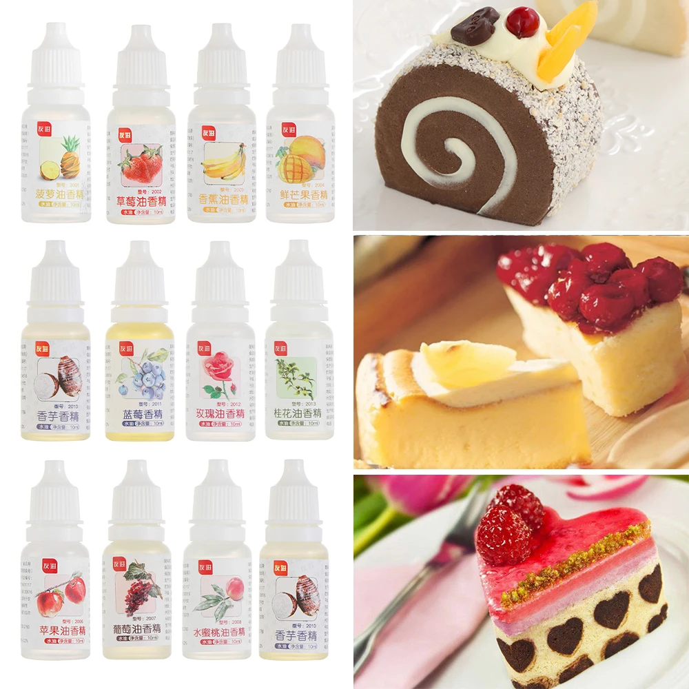 Пищевой Ароматизатор 10 мл ароматы для напитков желе конфеты съедобная эссенция