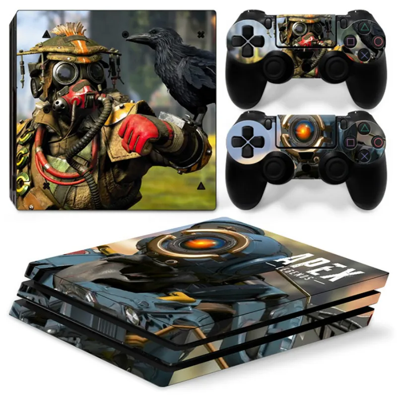 Съемная Виниловая наклейка для консоли PS4 Pro и контроллера Защитная Наклейка Sony
