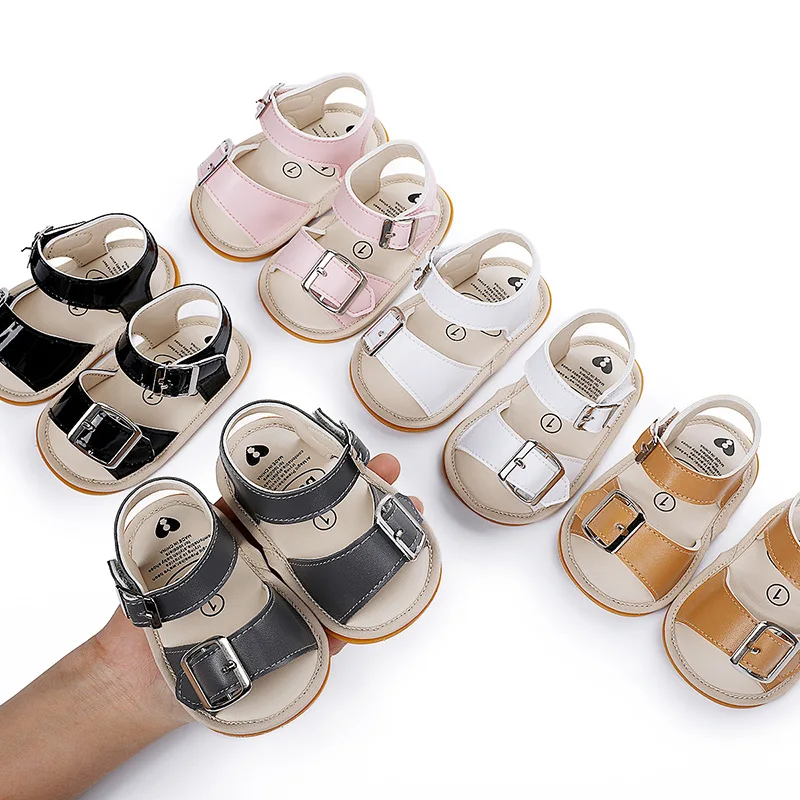 

Summer New Children Sandals For Boys Girls Kids Casual Outdoor Soft Non-slip Leather Slippers Shoe Baby Toddler Flat Beach Shoes