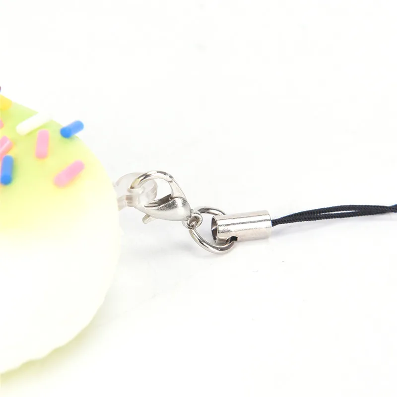 Трендовые ПУ Искусственные пирожные пончики Ароматические Подвески для женщин