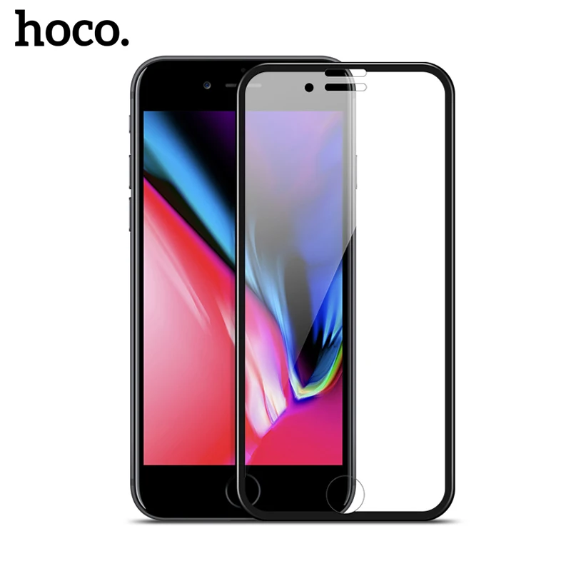 HOCO 3D Край Защитное Стекло на Сенсорный Экран Для Apple iPhone 7 &amp PLUS Протектор Экрана
