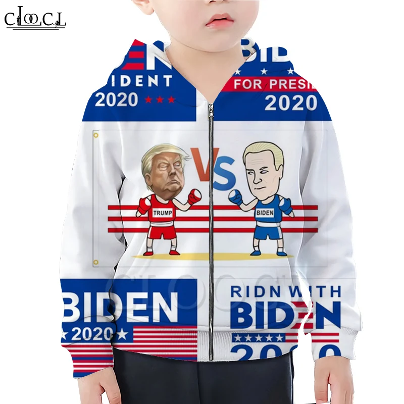 

Толстовка CLOOCL 2021 с капюшоном на молнии в стиле «Джо двуденовый», США, для мальчиков и девочек, с 3D принтом, Детская осенняя Повседневная Толс...