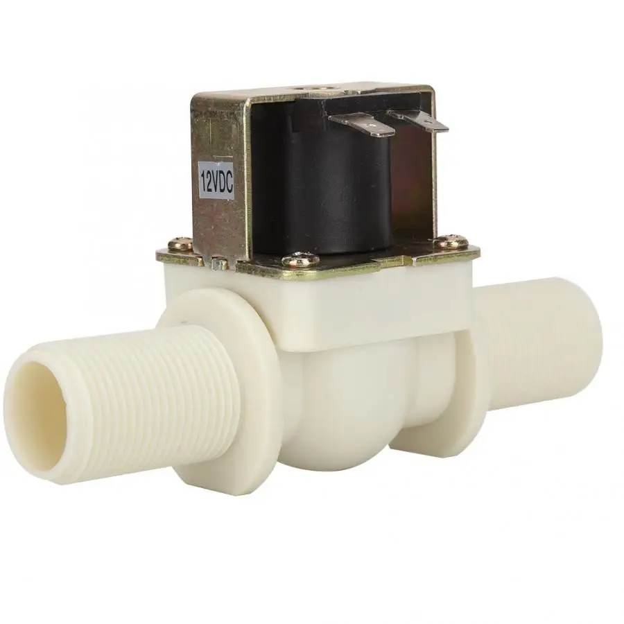 Электромагнитный клапан нормально закрытый пластиковый дренажный для питьевого