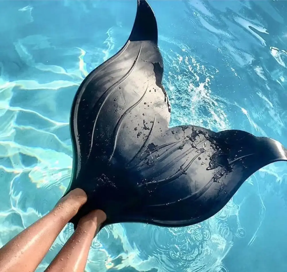 Женский купальник с хвостом Русалочки эксклюзивный моноластами для детей и