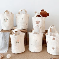 baby diaper bag organizer reusable soft cotton fashion cloth bag mummy storage bag travel nappy bag baby essentials