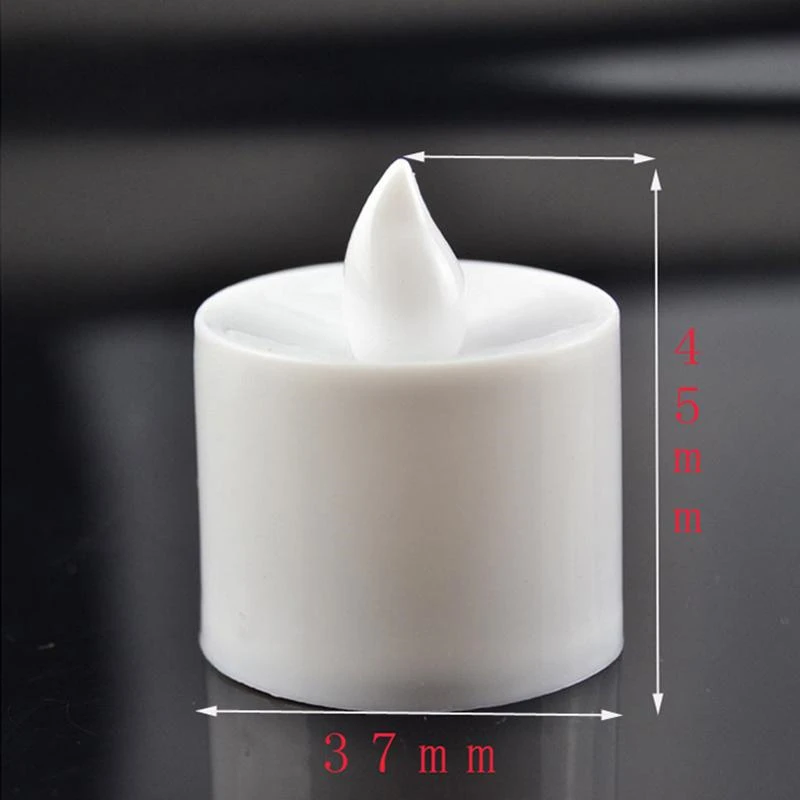 

6pc Flameless LED Candles Tea Light Battery Powered Table Lamp for Wedding Birthday Christmas Festival Party Supplies Home Decor