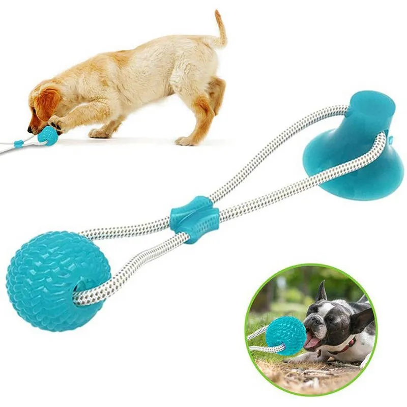 

Dog Toys TPR Pet Teeth Cleaning Chewing Toothbrush Toy Interactive Sucker Training Leak Balls Dla Psa Cachorro Honden Speelgoed