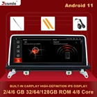 Автомобильный мультимедийный плеер, 2 Din, Android 11, для BMW X5, E70, X6, E71, 2007-2013, оригинальный, CCC, CIC, радио, GPS-навигация, экран, стерео, 128 ГБ