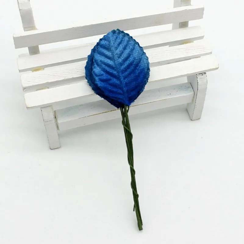 200 шт. Мини Искусственные бархатные листья искусственные цветы сделай сам